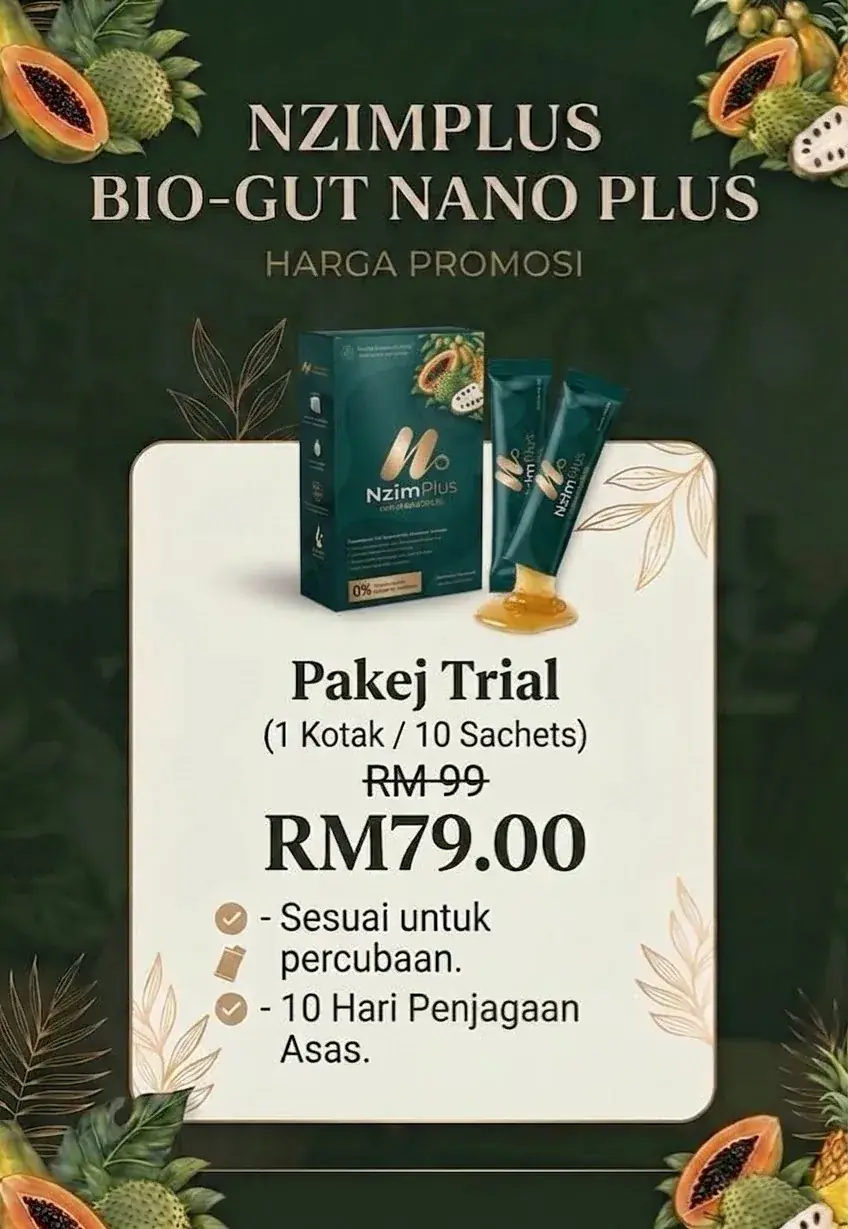 Pakej Trial Nzim Plus, satu kotak