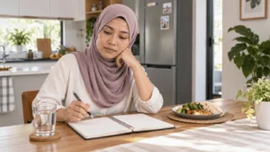 Wanita Malaysia mencatat corak simptom refluks selepas makan