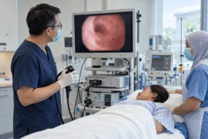 Pasukan gastroenterologi menyediakan prosedur endoskopi TIF untuk pesakit GERD