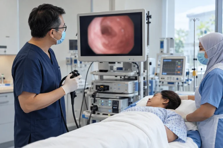 Pasukan gastroenterologi menyediakan prosedur endoskopi TIF untuk pesakit GERD